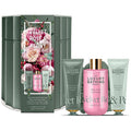 Rose &amp; Peony Bath Care Set ( Růže &amp; Pivoňka ) - Dárková sada tělové péče v plechové dóze ( 4 ks )