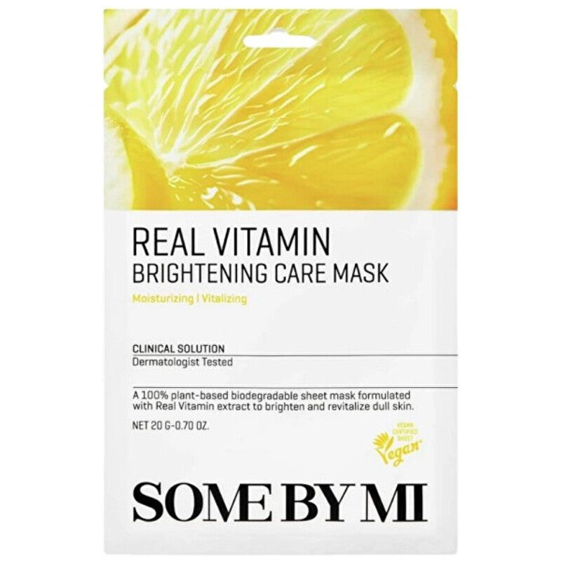Real Vitamin Brightening Care Masks - Sada rozjasňujících pleťových masek 20.0g