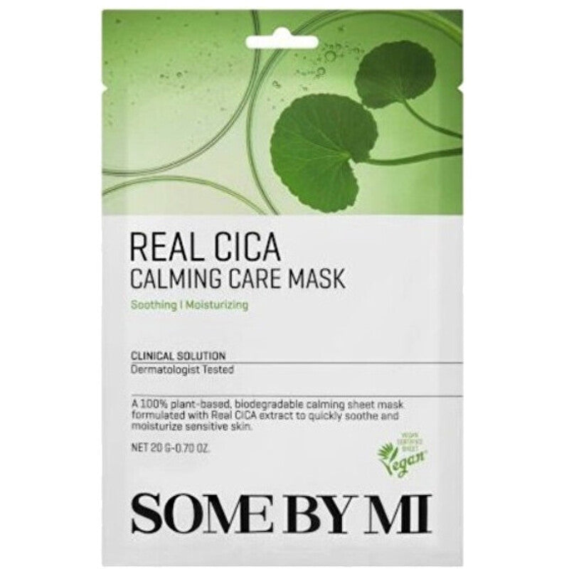 Real Cica Calming Care Masks - Sada zklidňujících pleťových masek 20.0g