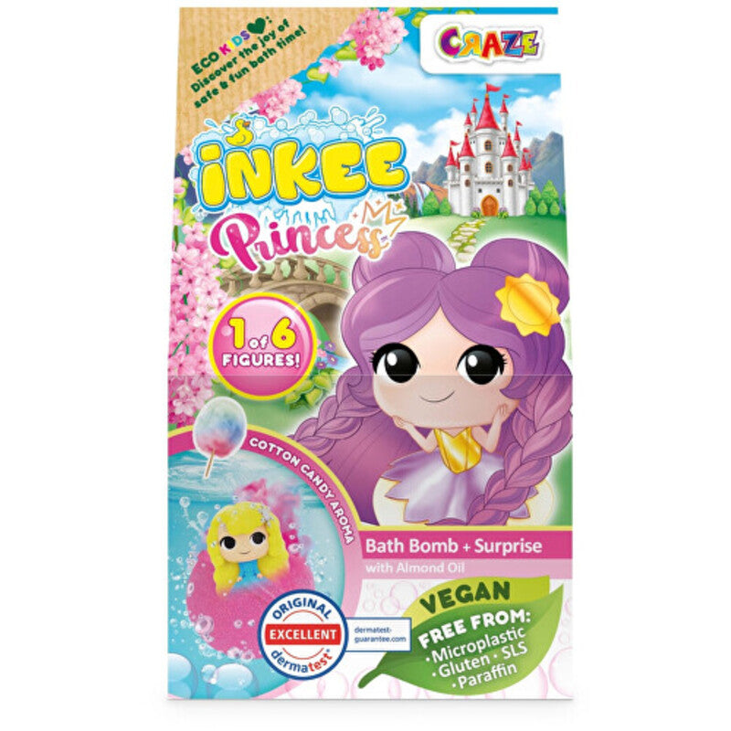 Princess Bath Fizzer - Koupelová bomba s překvapením 100.0g