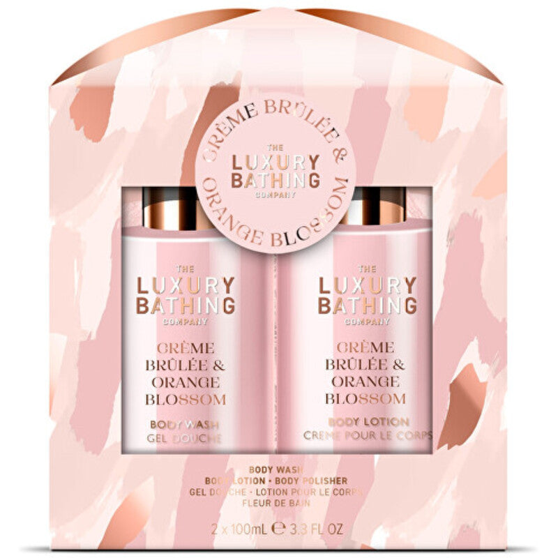 Creme Brulée Body Care Set ( Creme Brulée &amp; Pomerančový květ ) II - Dárková sada péče o tělo ( 3 ks )