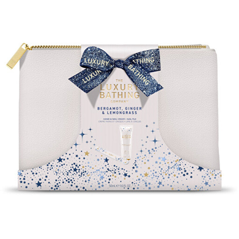 Hand &amp; Nail Care Set ( Bergamot, Zázvor &amp; Lemongrass ) - Dárková sada v taštičce ( 2 ks )