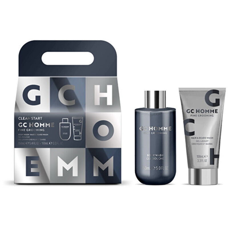 Homme Shower Care Duo ( Černý pepř &amp; Mandarinka ) - Dárková sada péče o tělo ( 2 ks )