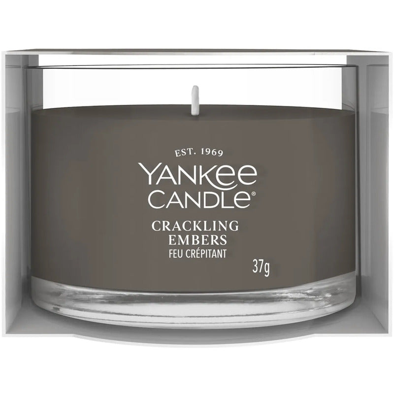 Crackling Embers ( praskající žhavé uhlíky ) - Votivní svíčka ve skle 37.0g