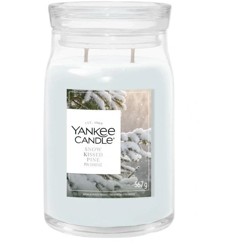 Snow Kissed Pine Signature Candle ( sněhová borovice ) - Vonná svíčka 110.0g