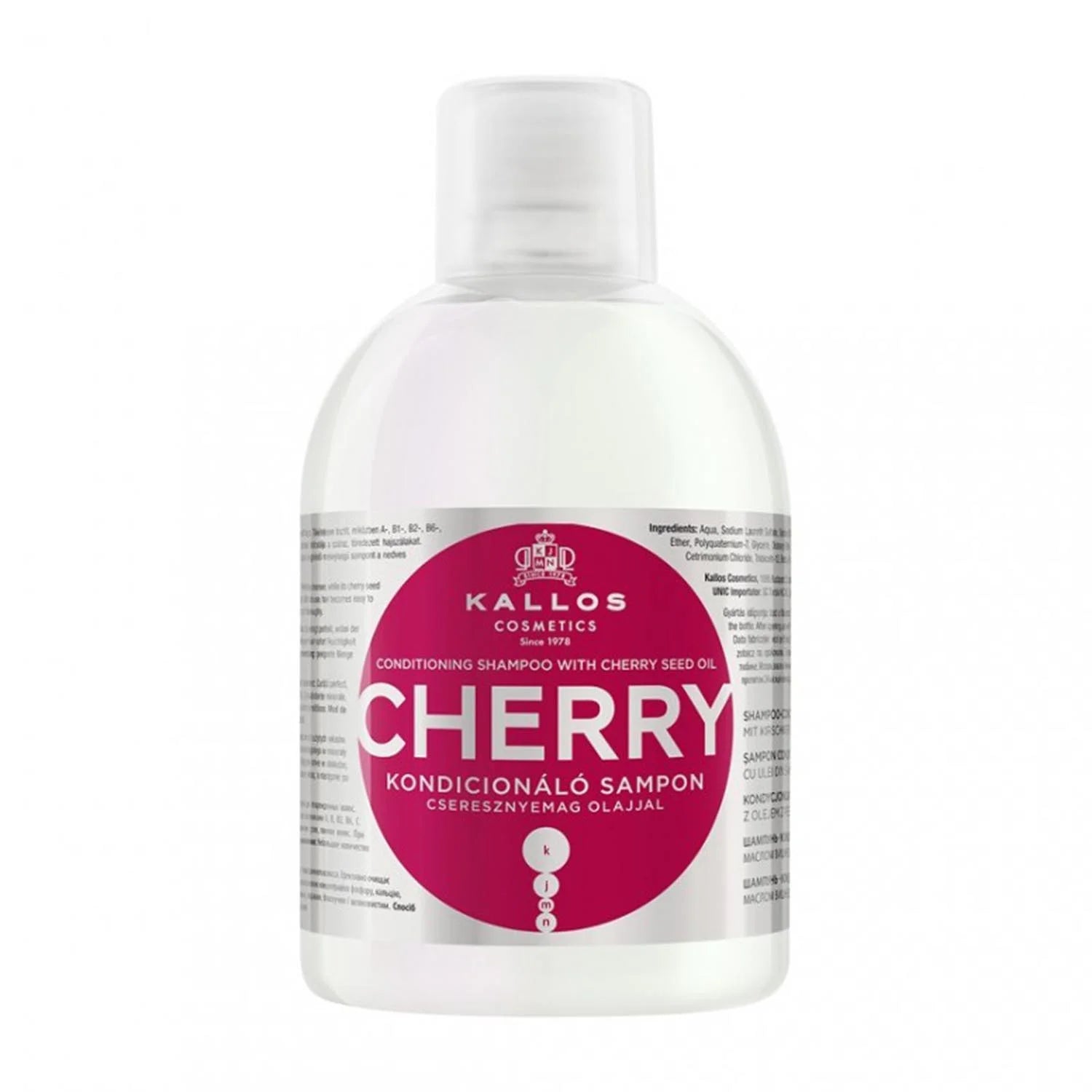 Kallos Cosmetics Kallos Cherry Champu Con Aceite Semillas De Cereza 1000ml