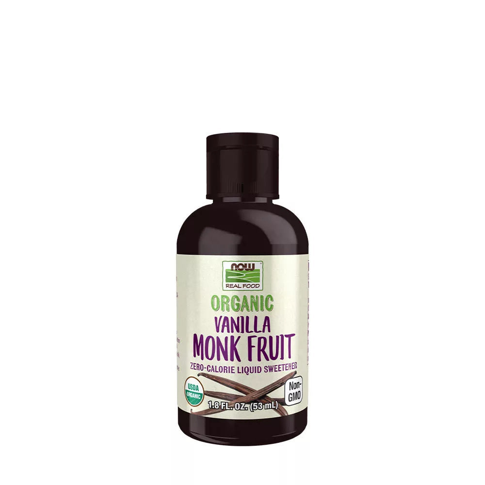 Now Foods Organic Liquid Monk Fruit (53 ml, Vanilla)