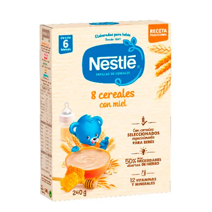 Nestlé Porridge 8 Cereals with Honey 240g