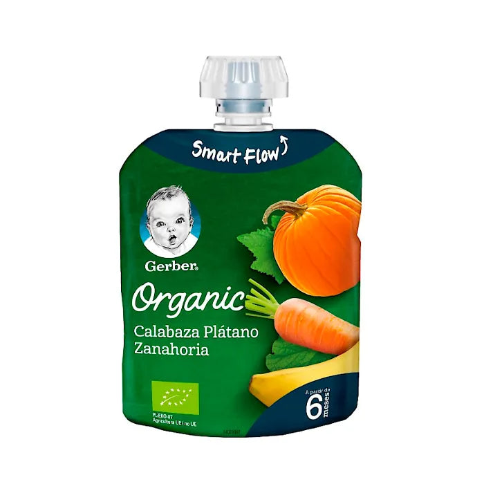 Gerber Organic Pumpkin Banana Carrot 90g