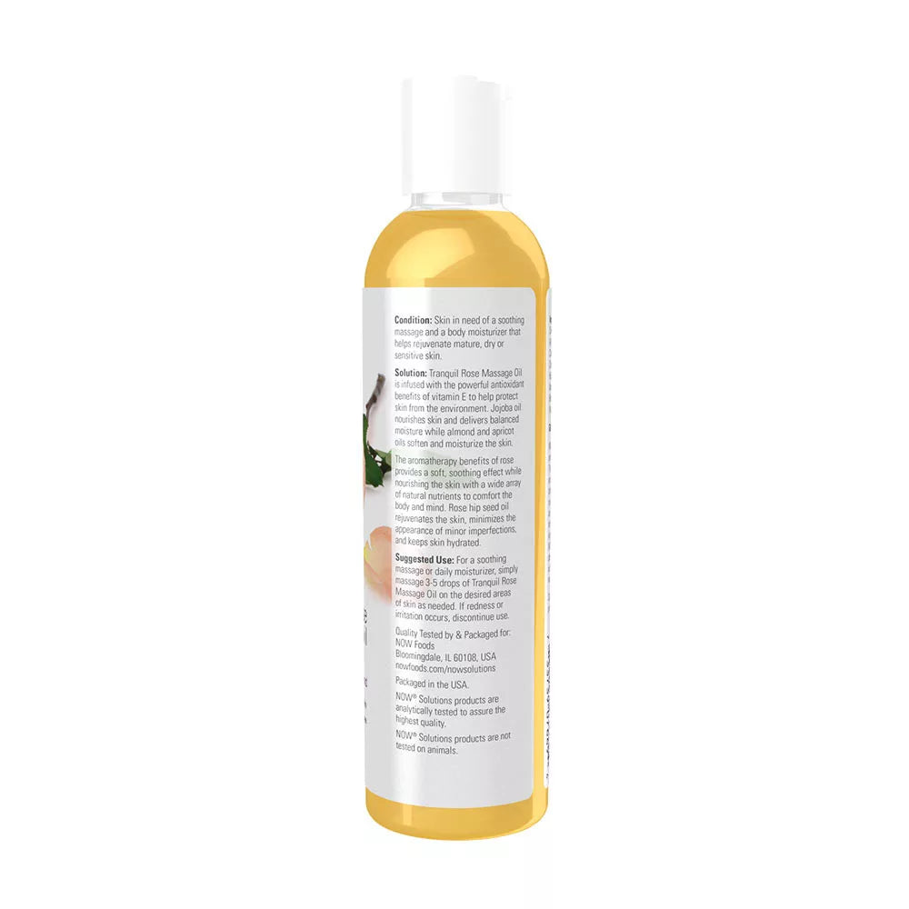 Now Foods Tranquil Rose Massage Oil (237 ml)