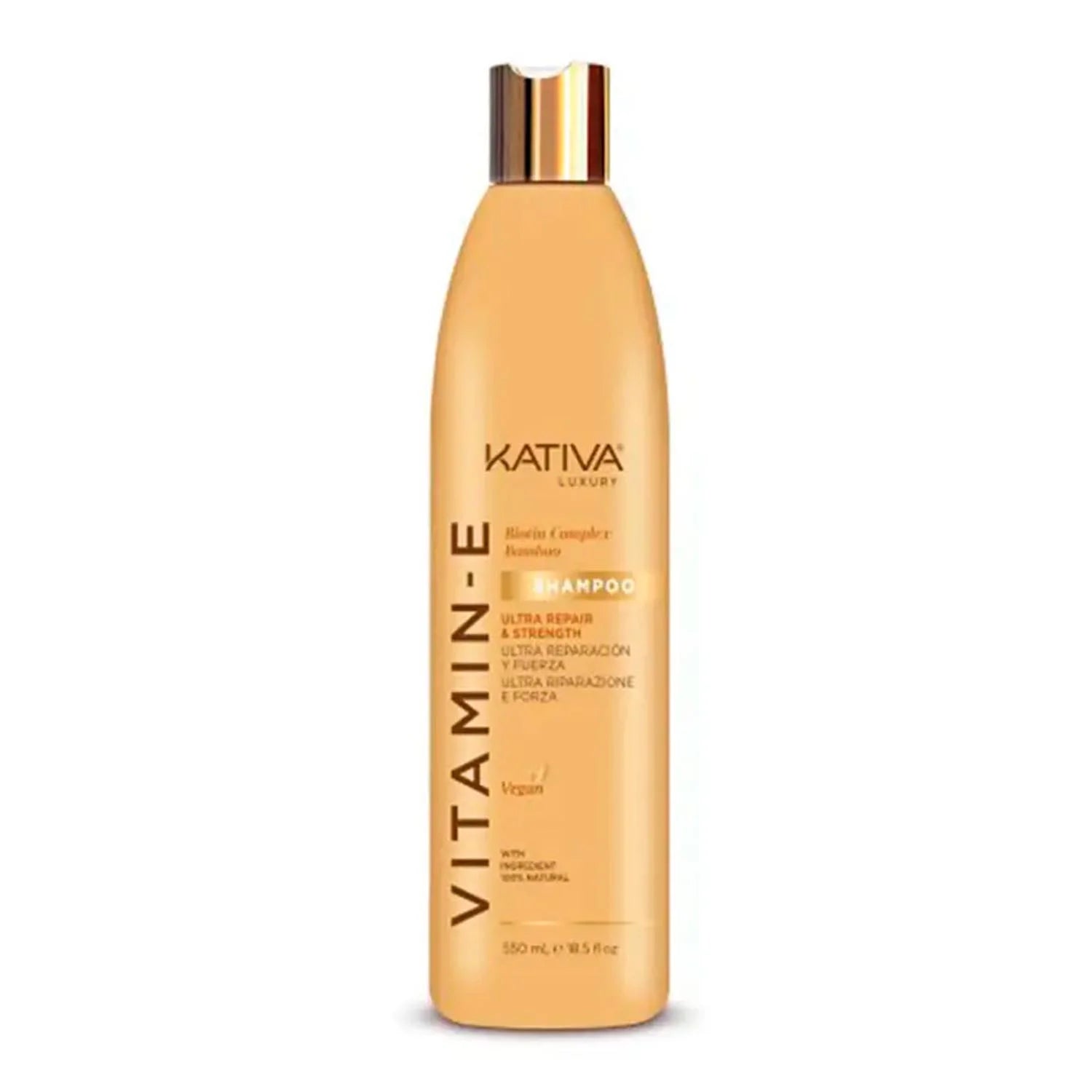 Kativa Vitamina e Biotina y Bamboo Shampoo 550ml