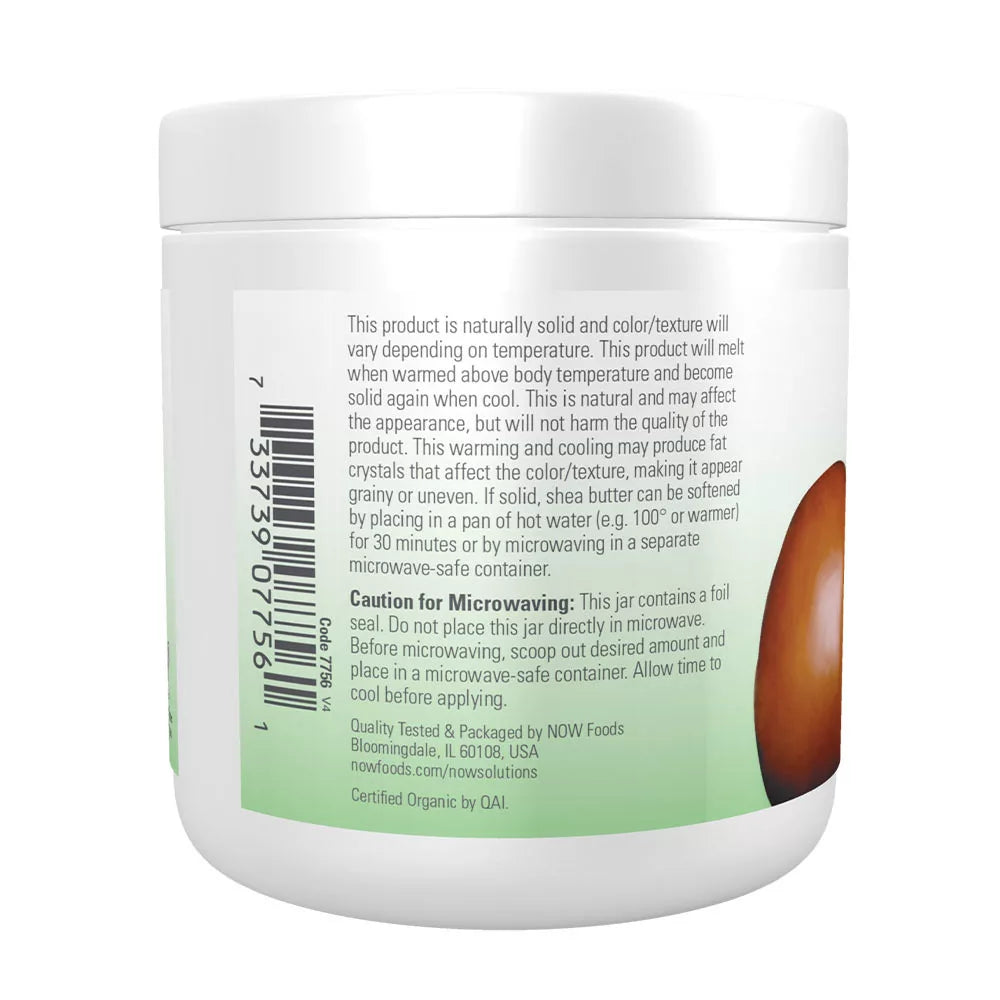 Now Foods Shea Butter, Organic (207 ml)