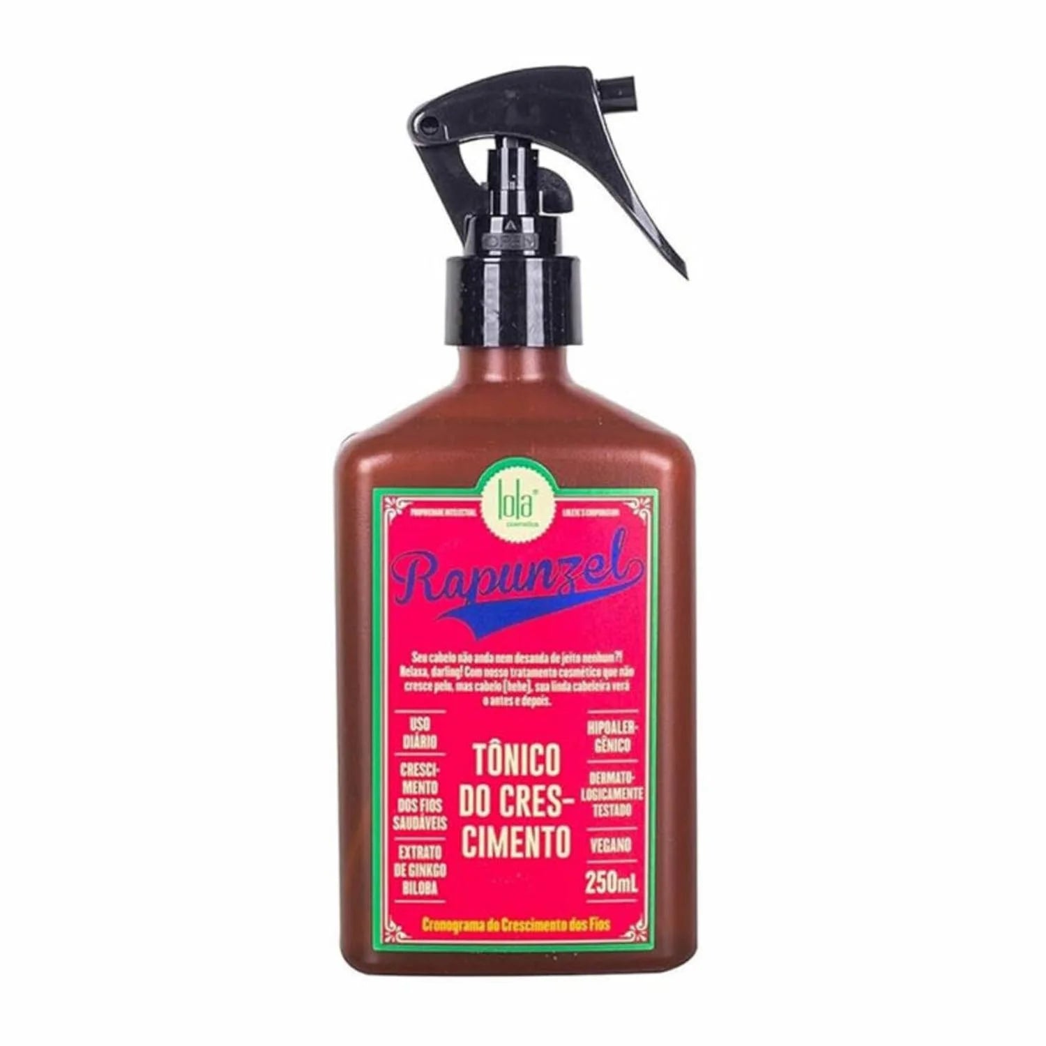 Lola Cosmetics Rapunzel Tónico Capilar Crecimiento Anticaída 250ml