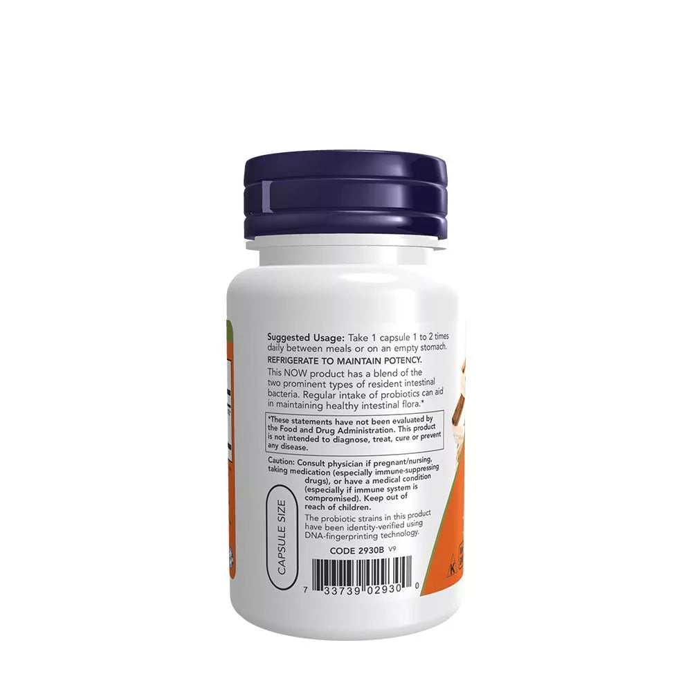 Now Foods 8 Billion Acidophilus & Bifidus (60 Veg Capsules)