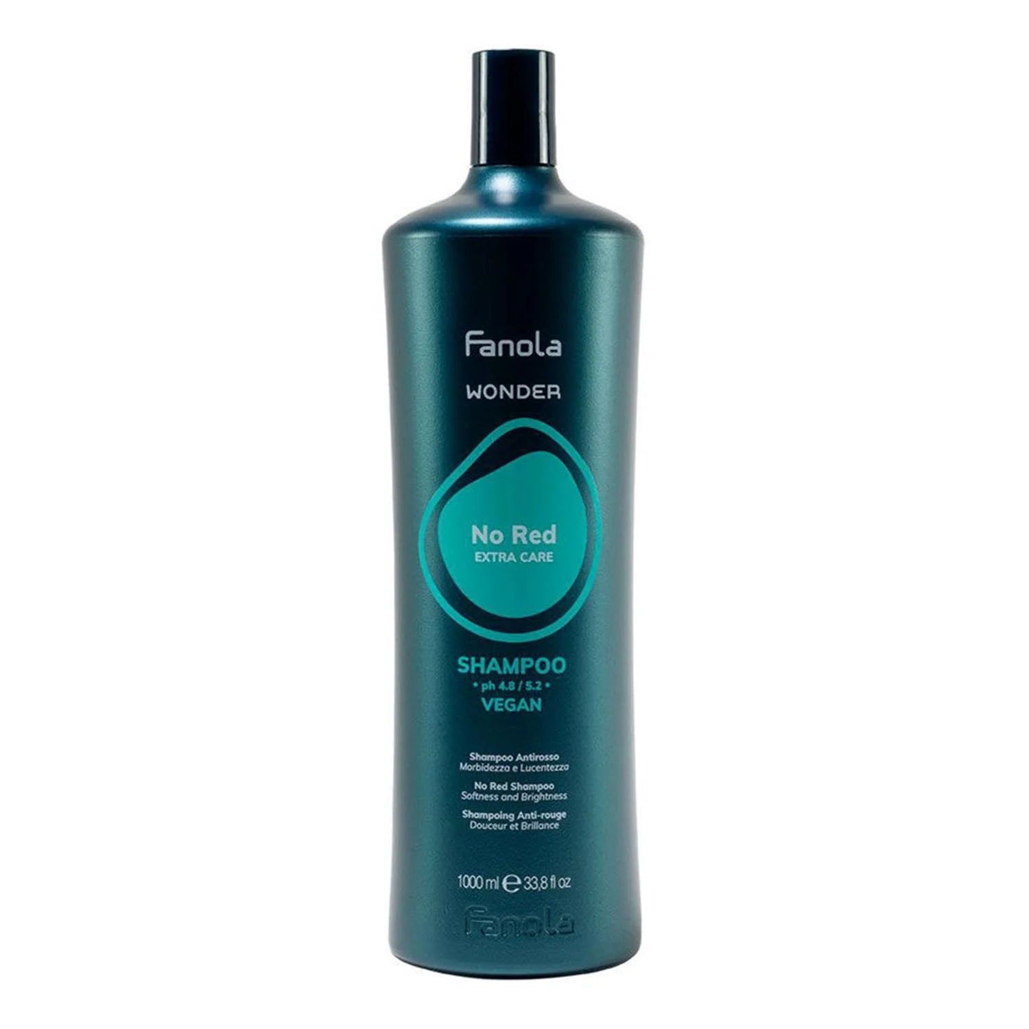 Fanola Wonder No Red Extra Care Champu Vegano 1000ml