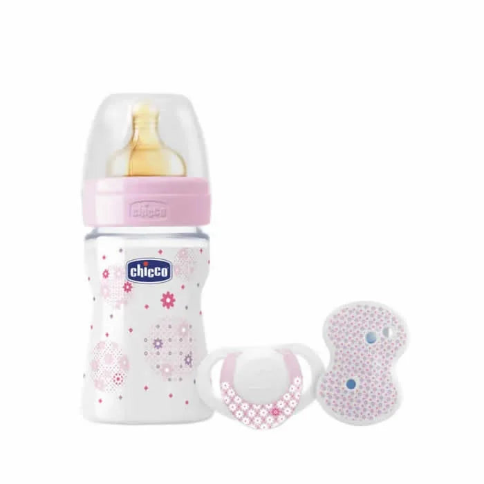 Chicco Regalo Well-Being Silicone "Mum Effect" Rose 0m+ Set 3 Pieces