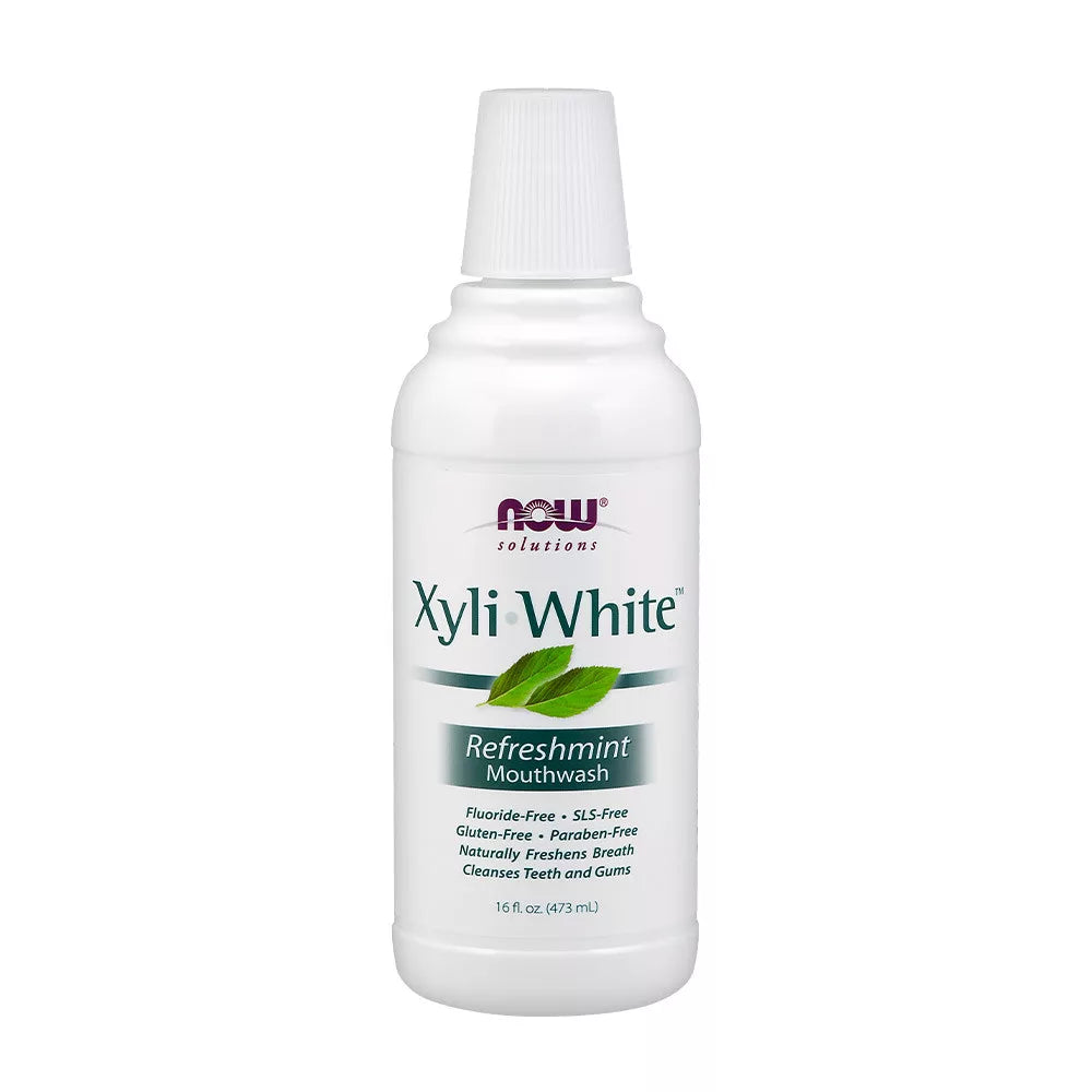 Now Foods XyliWhite Refreshmint Mouthwash (473 ml, Refresmint)