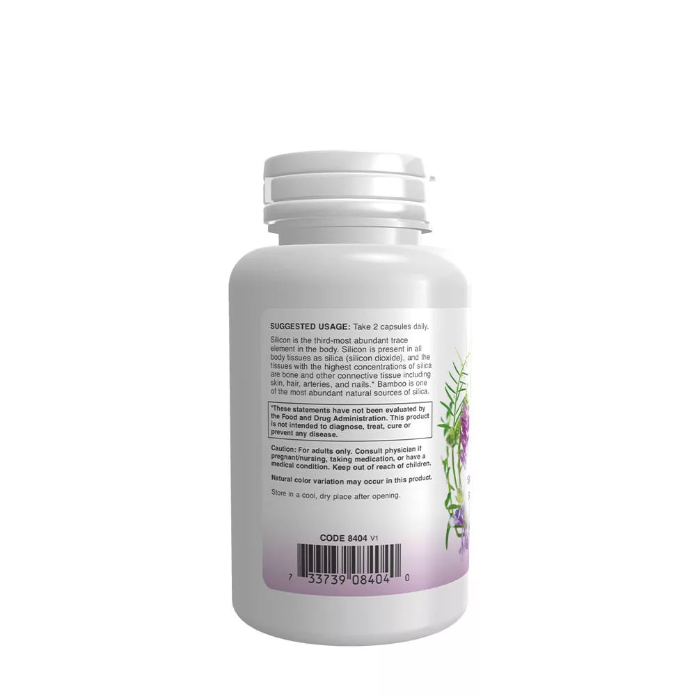 Now Foods Bamboo Silica Beauty (90 Veg Capsules)