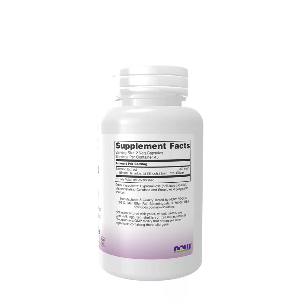 Now Foods Bamboo Silica Beauty (90 Veg Capsules)