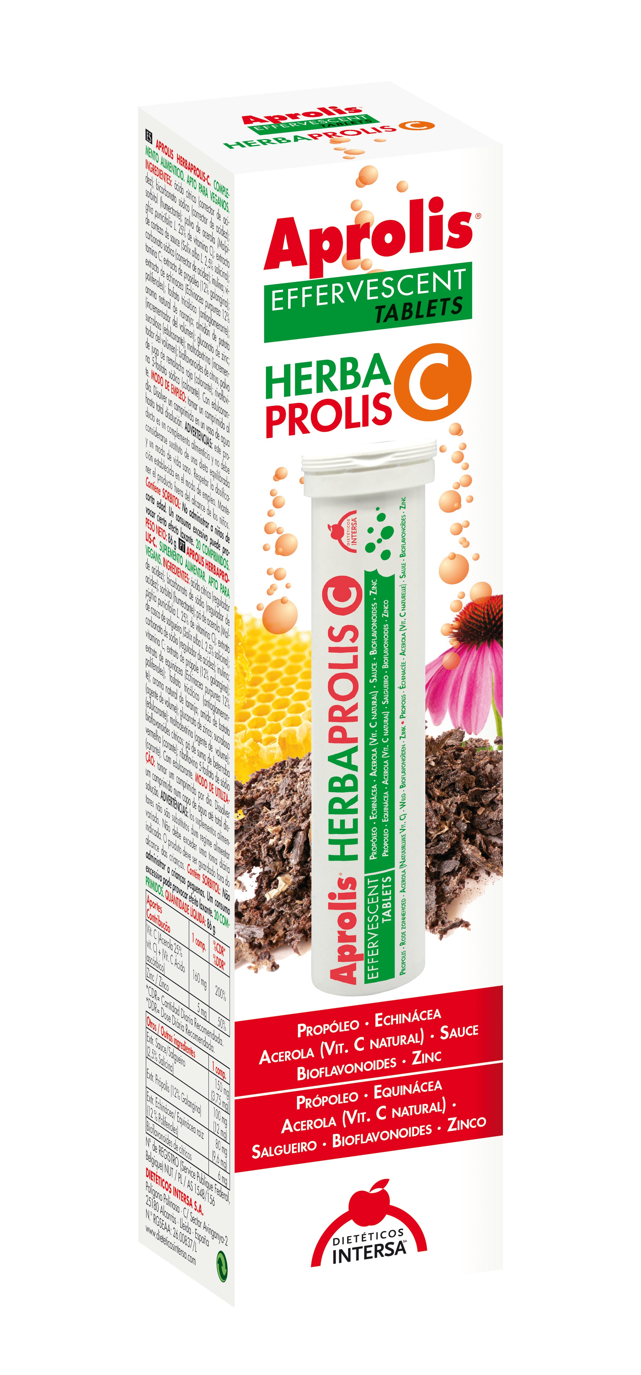 Intersa Aprolis Herbaprolis C 20 Comp Efervescentes