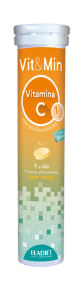 Eladiet Vit y Min Vitamina C 15 Comp Efervescentes