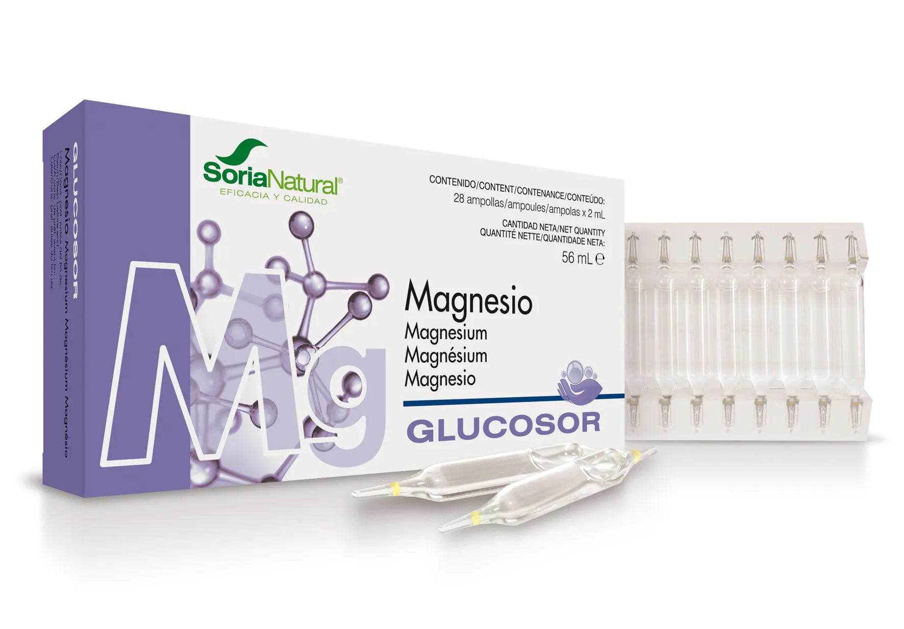 Soria Glucosor Magnesio 28 Viales X 2ml
