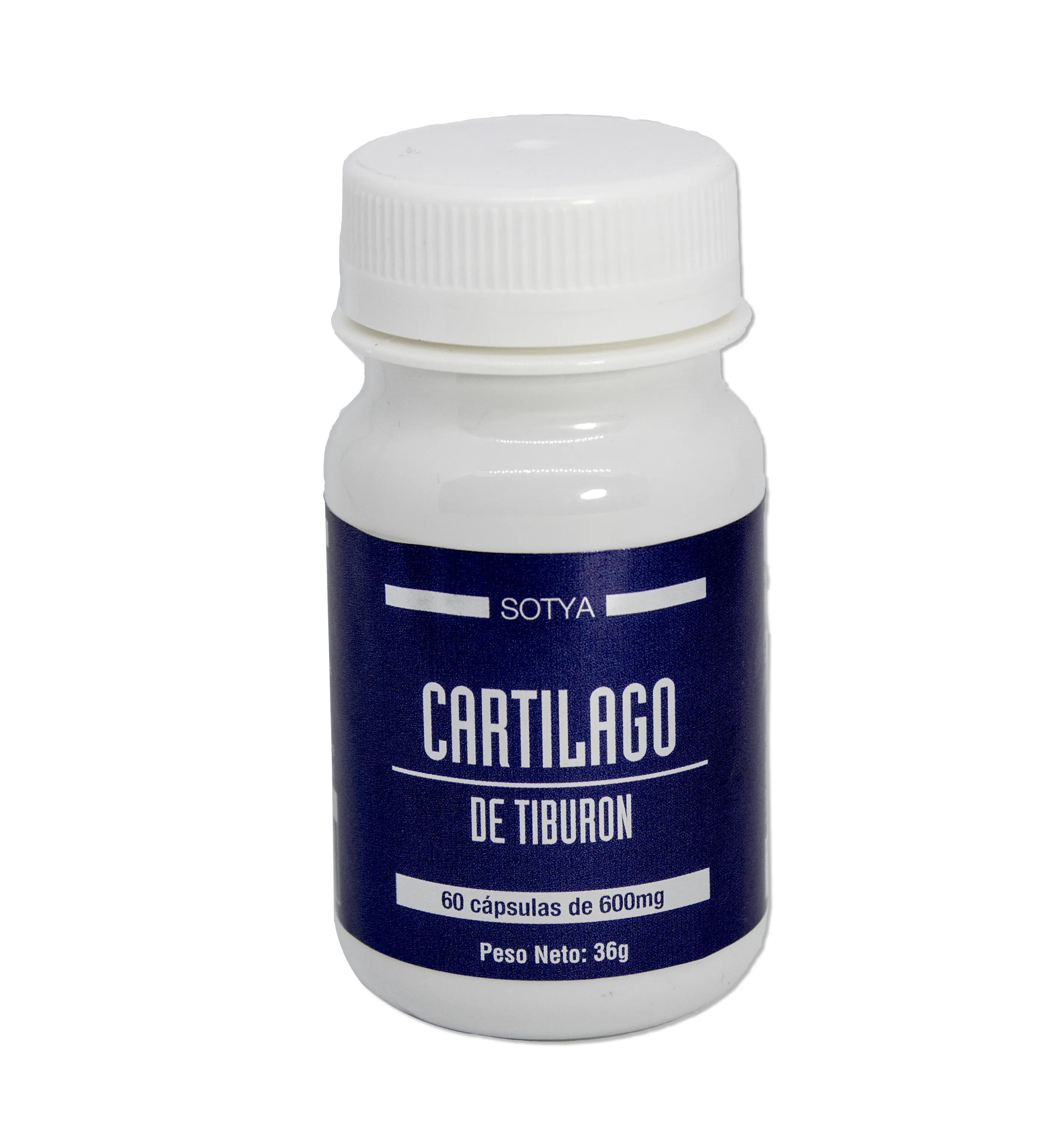 Sotya Cartilago Tiburon 60 Cap De 600 Mg