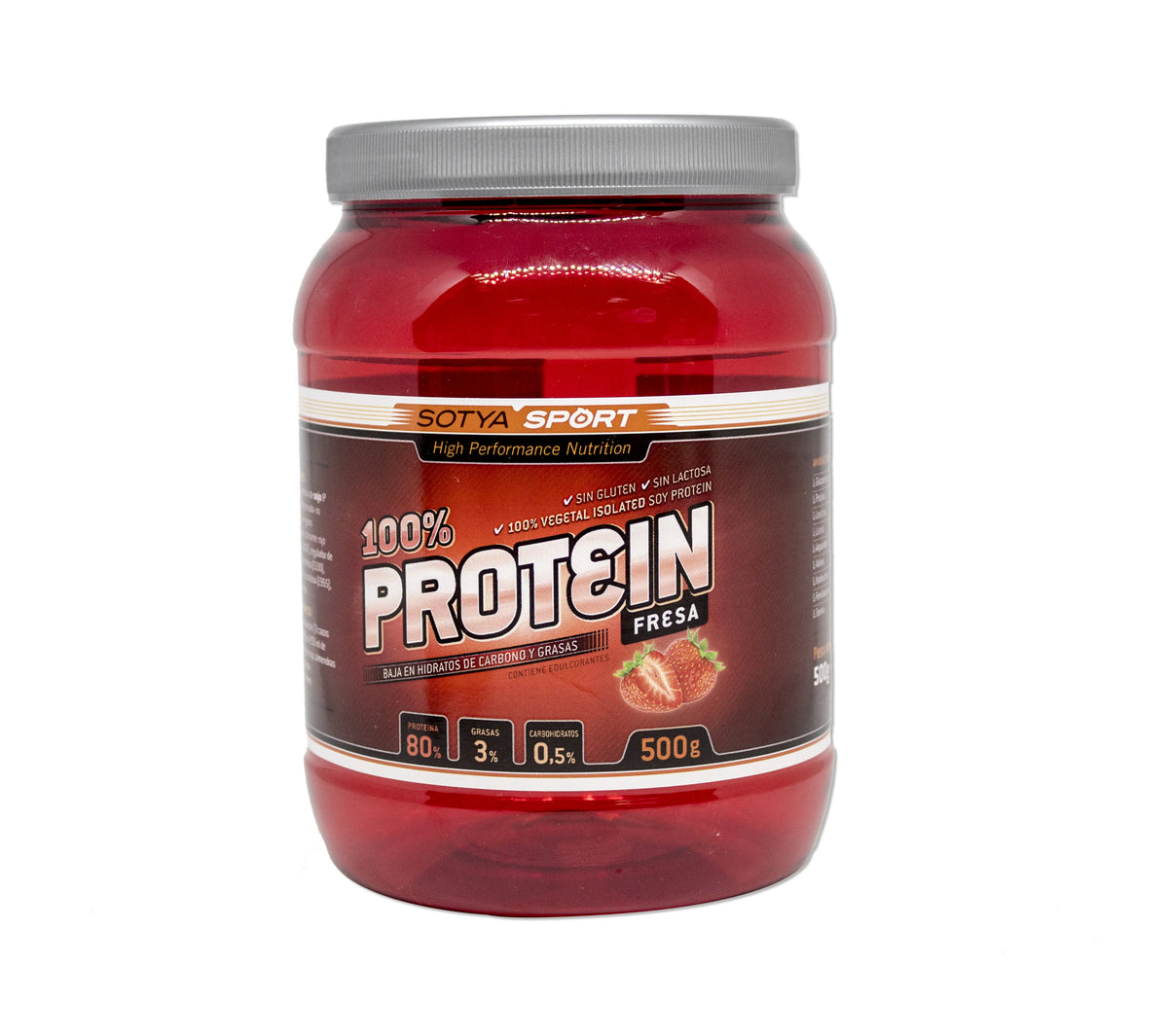 Sotya Proteina Soja 100 Fresa 500g
