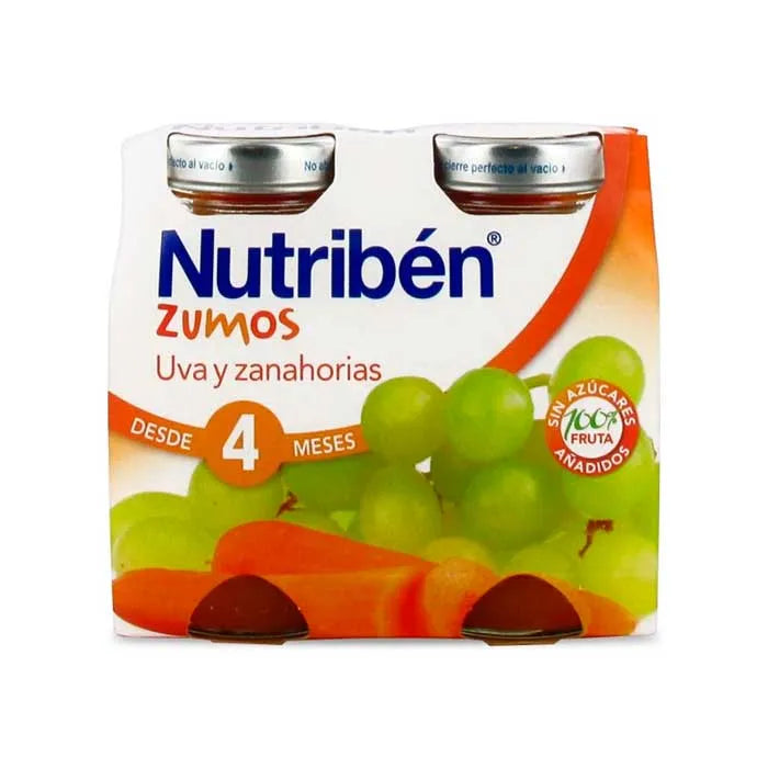 Nutribén Grape and Carrot Juice 2x130ml