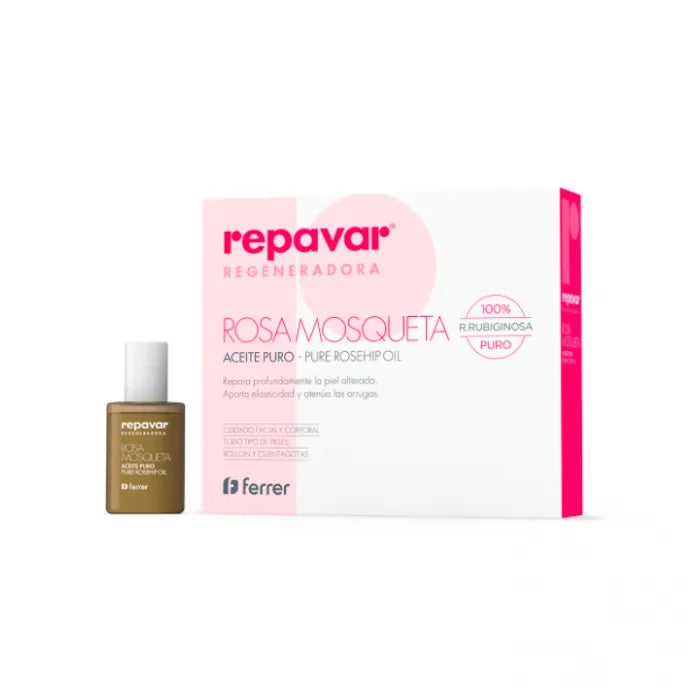 Repave Pure Rosehip Oil 15ml+ Vitamin C Flash Effect Ampoule Set 2 Pieces