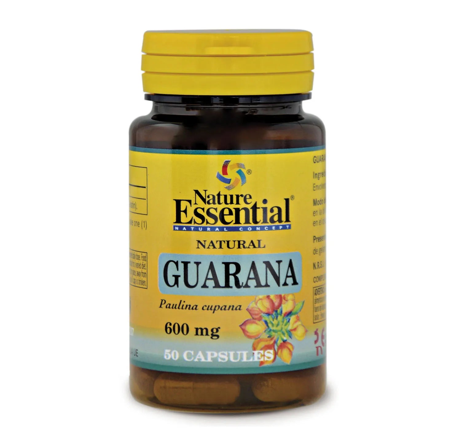 Nature Ess Guarana 600 Mg 50 Caps