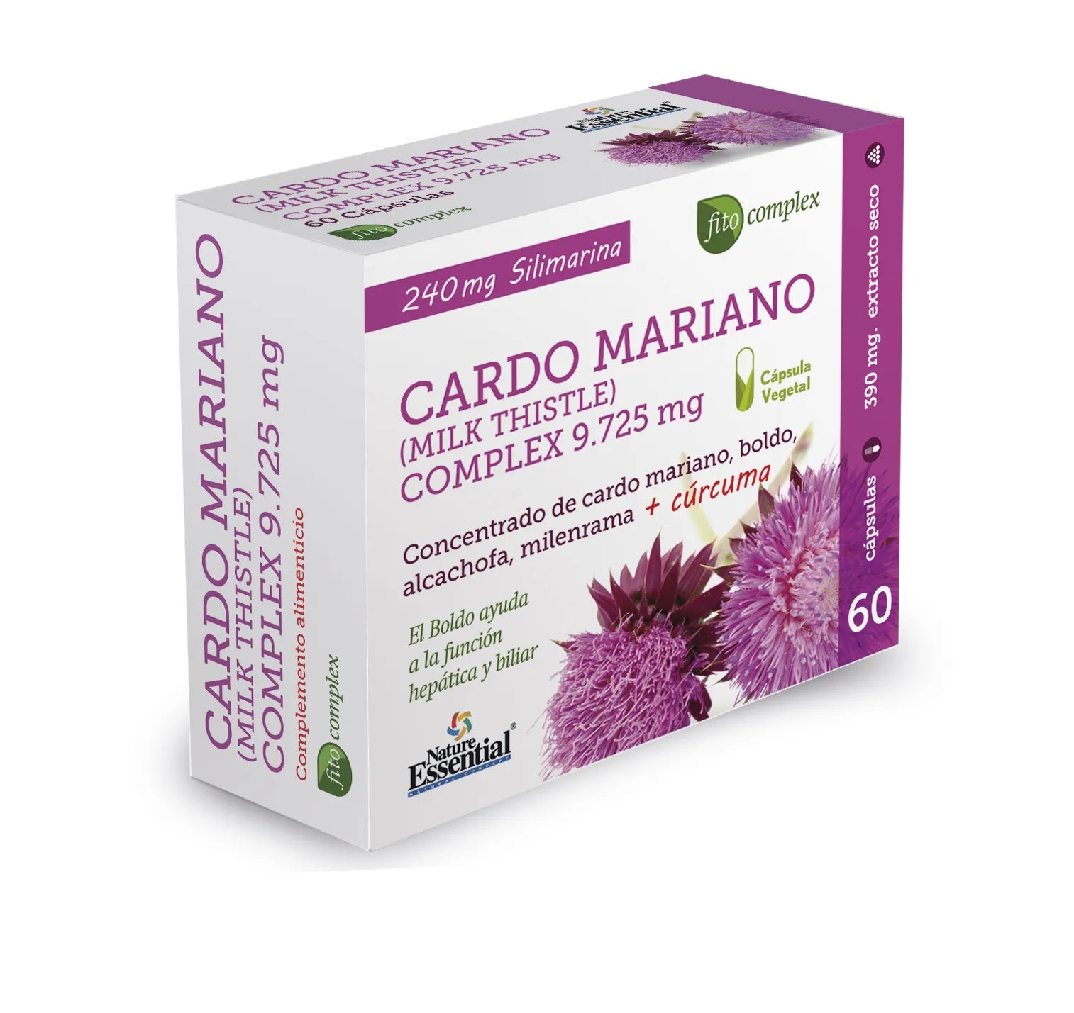 Nature Ess Cardo Mariano Complex 9,725 Mg Ext Seco 60 Caps