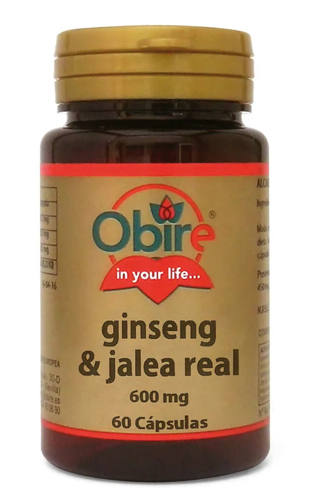 Obire Ginseng Jalea Real 600 Mg 60 Caps