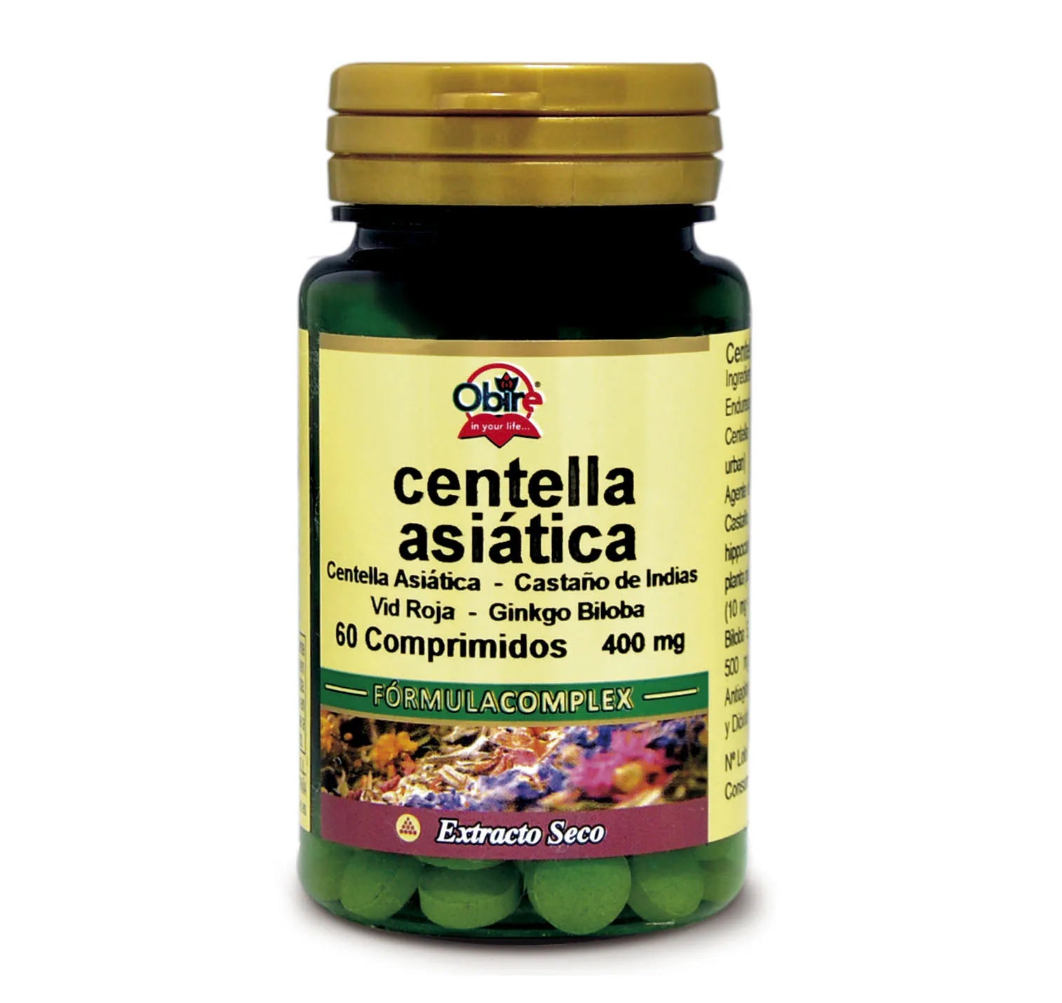 Obire Centella Asiatica Complex 400 Mg Extrac Seco 60 C