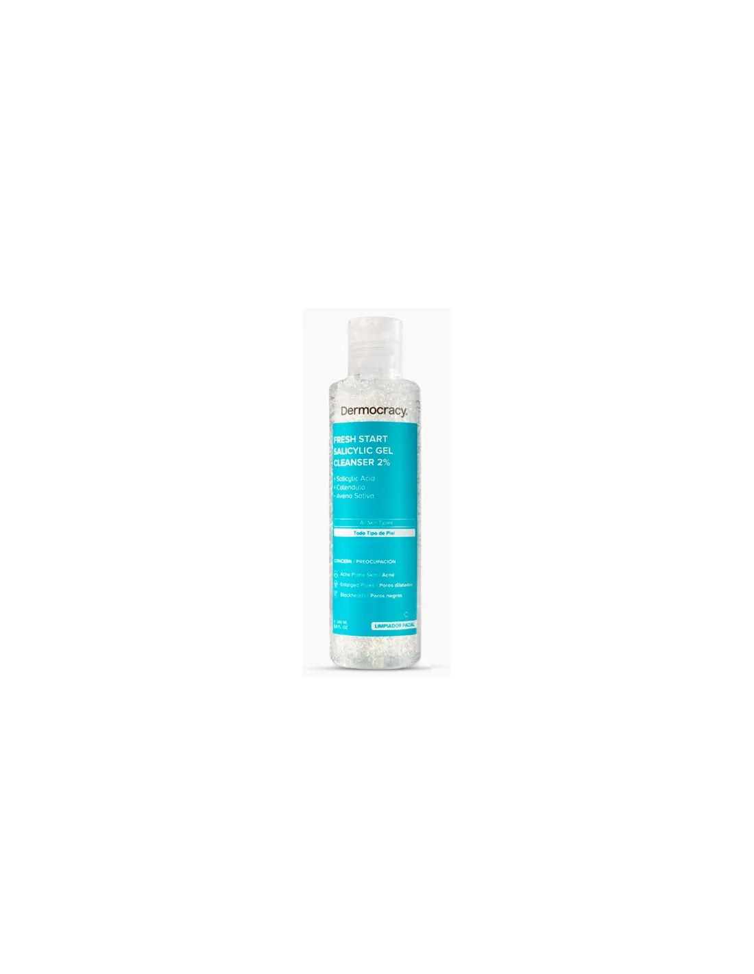 Dermocracy 2 [ácido Salicílico] Gel Limpiador Desmaquillante 200ml