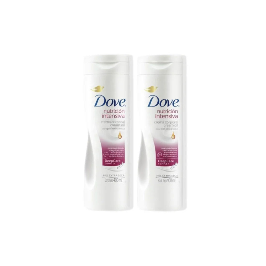 Dove Body Loc 400ml Intensiva Duplo