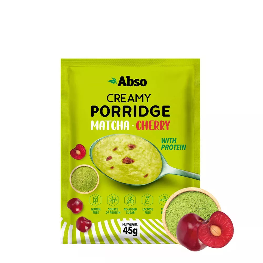 AbsoRICE Creamy Porridge Matcha-Cherry (45 g)