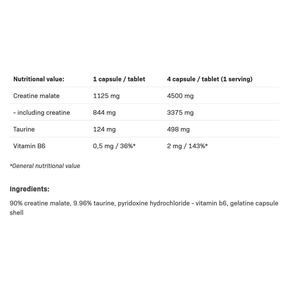 ALLNUTRITION 3-Creatine Malate 1250 XtraCaps (360 Capsules)
