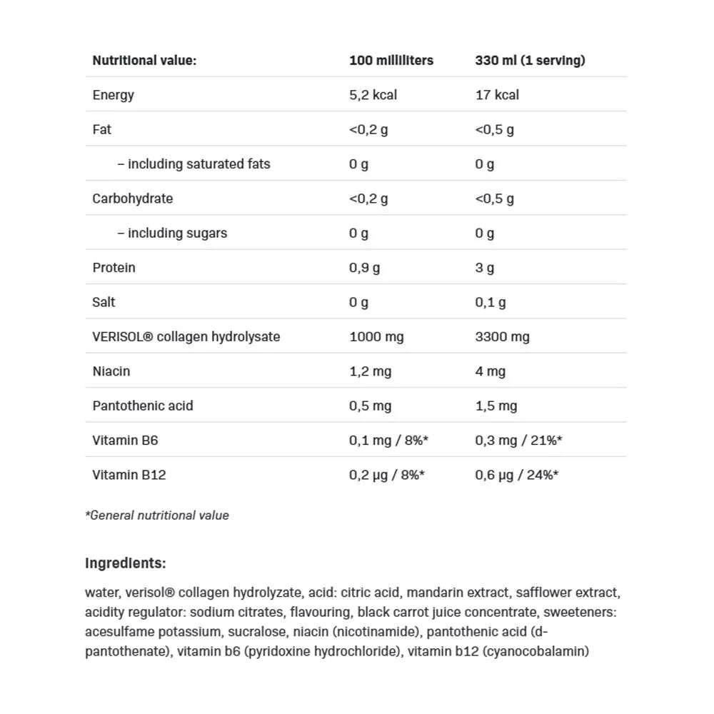 ALLNUTRITION Collagen Drink (330 ml, Peachini)