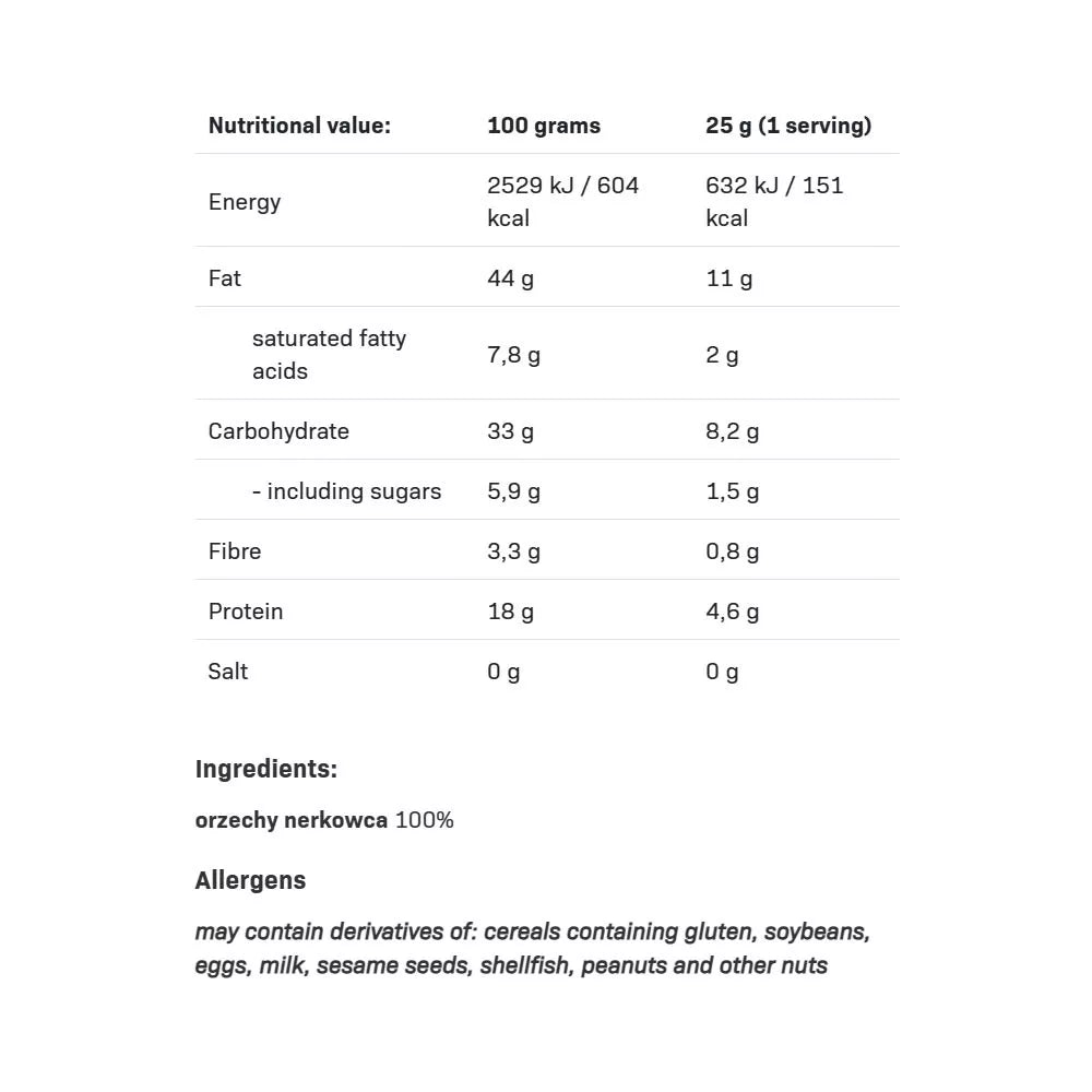 ALLNUTRITION Cashew Cream Crunch (1000 g)