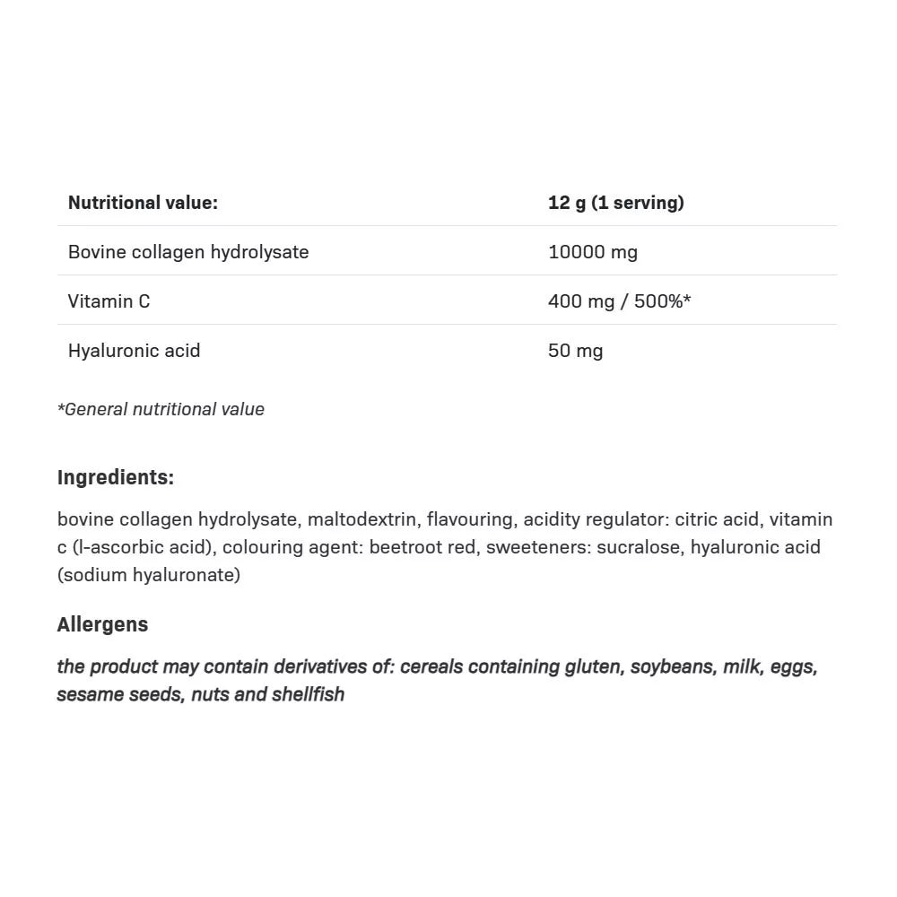 ALLNUTRITION Collagen 10 000 mg (480 g, Strawberry)