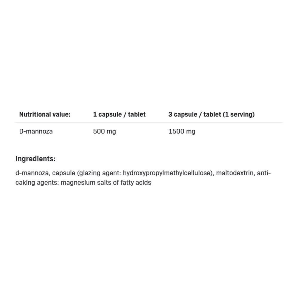 ALLNUTRITION D-mannose (60 Capsules)