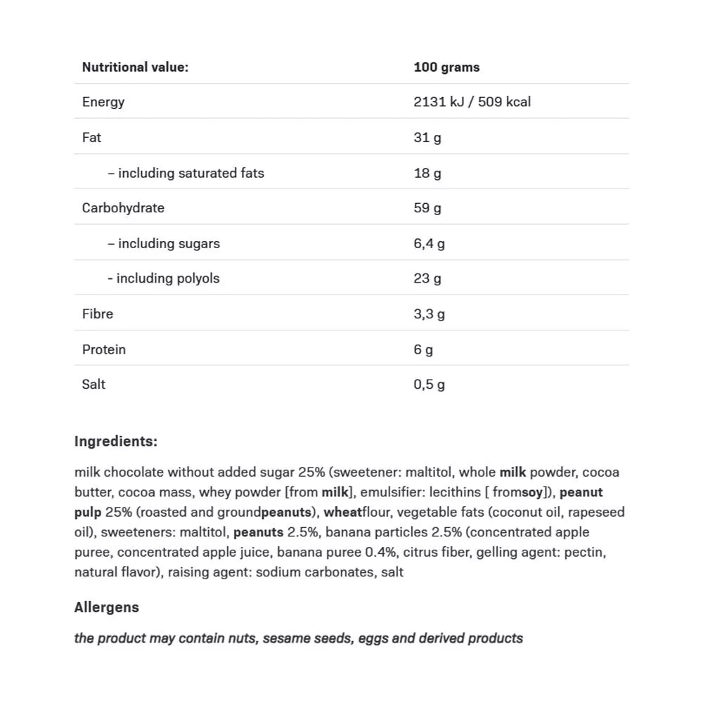 ALLNUTRITION Fitking Cookie Banana Peanut Butter (128 g)