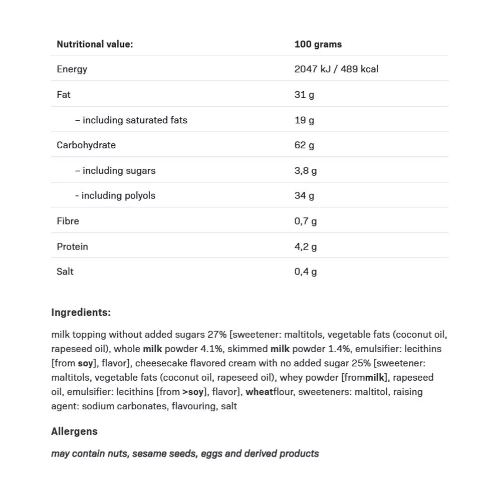 ALLNUTRITION Fitking Cookie Cheesecake Flavour (128 g)