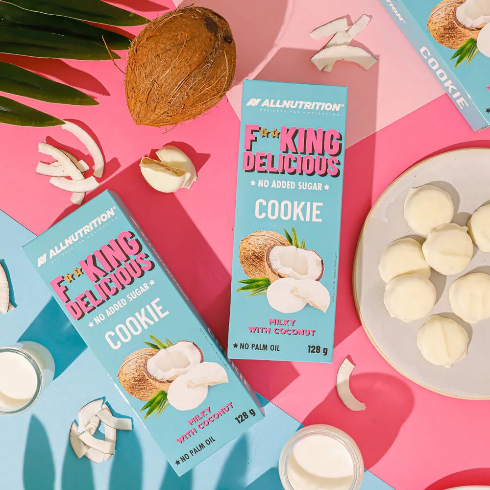ALLNUTRITION Fitking Cookie Milky With Coconut (128 g)