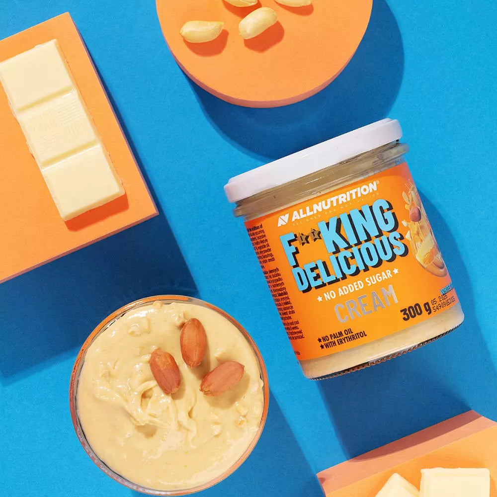 ALLNUTRITION Fitking Delicious Cream (300 g, White Choco Peanut)