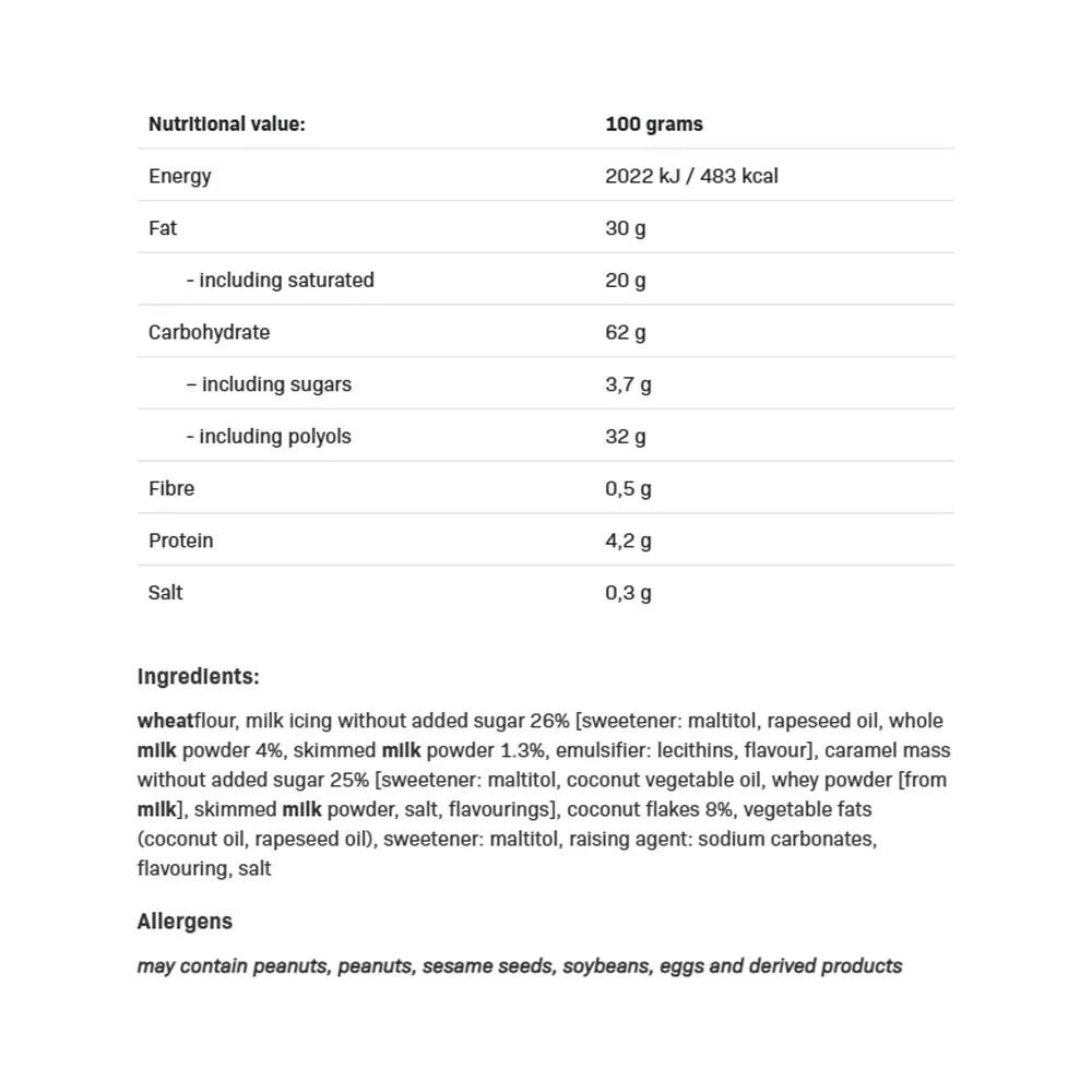 ALLNUTRITION Fitking Delicious Donut Cookie (128 g, Coconut and Caramel)