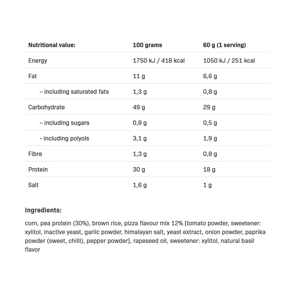 ALLNUTRITION Fitking Delicious Protein Chips (60 g, Pizza)