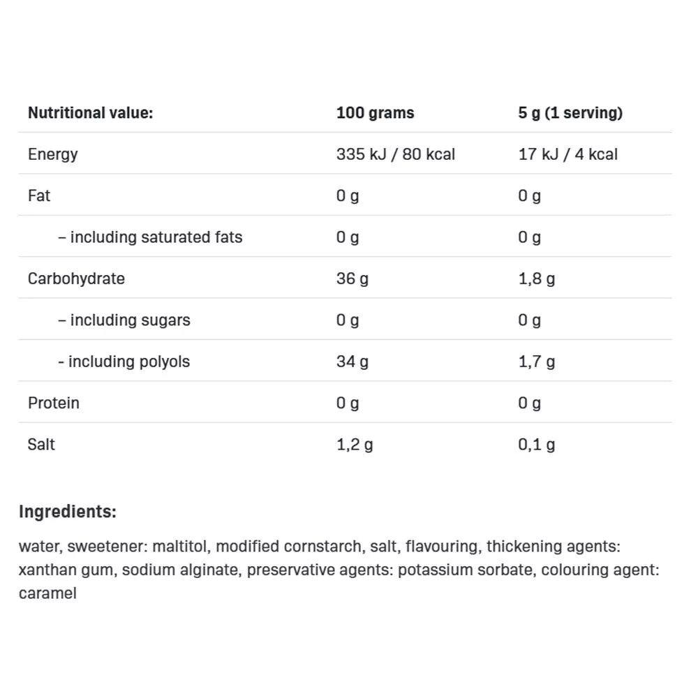 ALLNUTRITION Fitking Delicious Sauce (500 g, Salted Caramel)