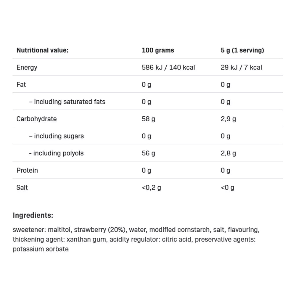 ALLNUTRITION Fitking Delicious Sauce (500 g, Strawberry)
